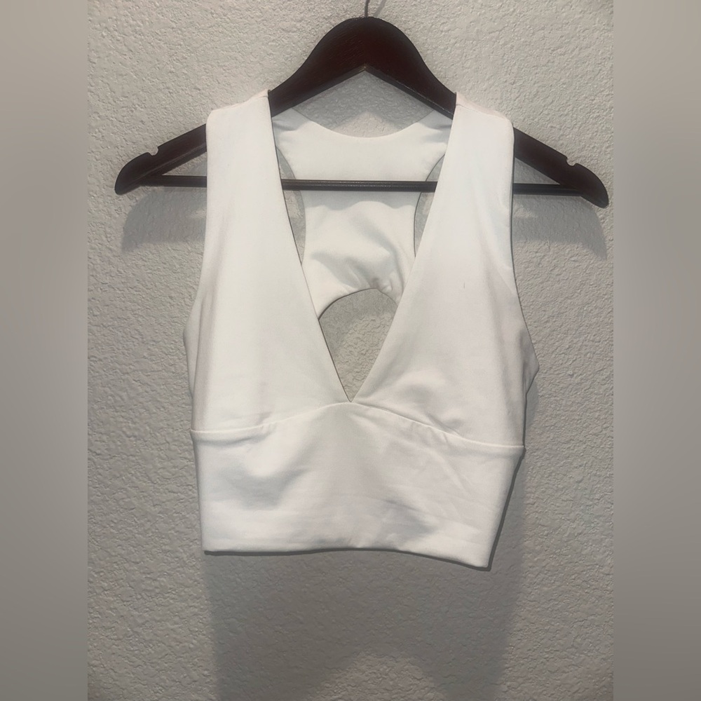 White Sleeveless Women's Top